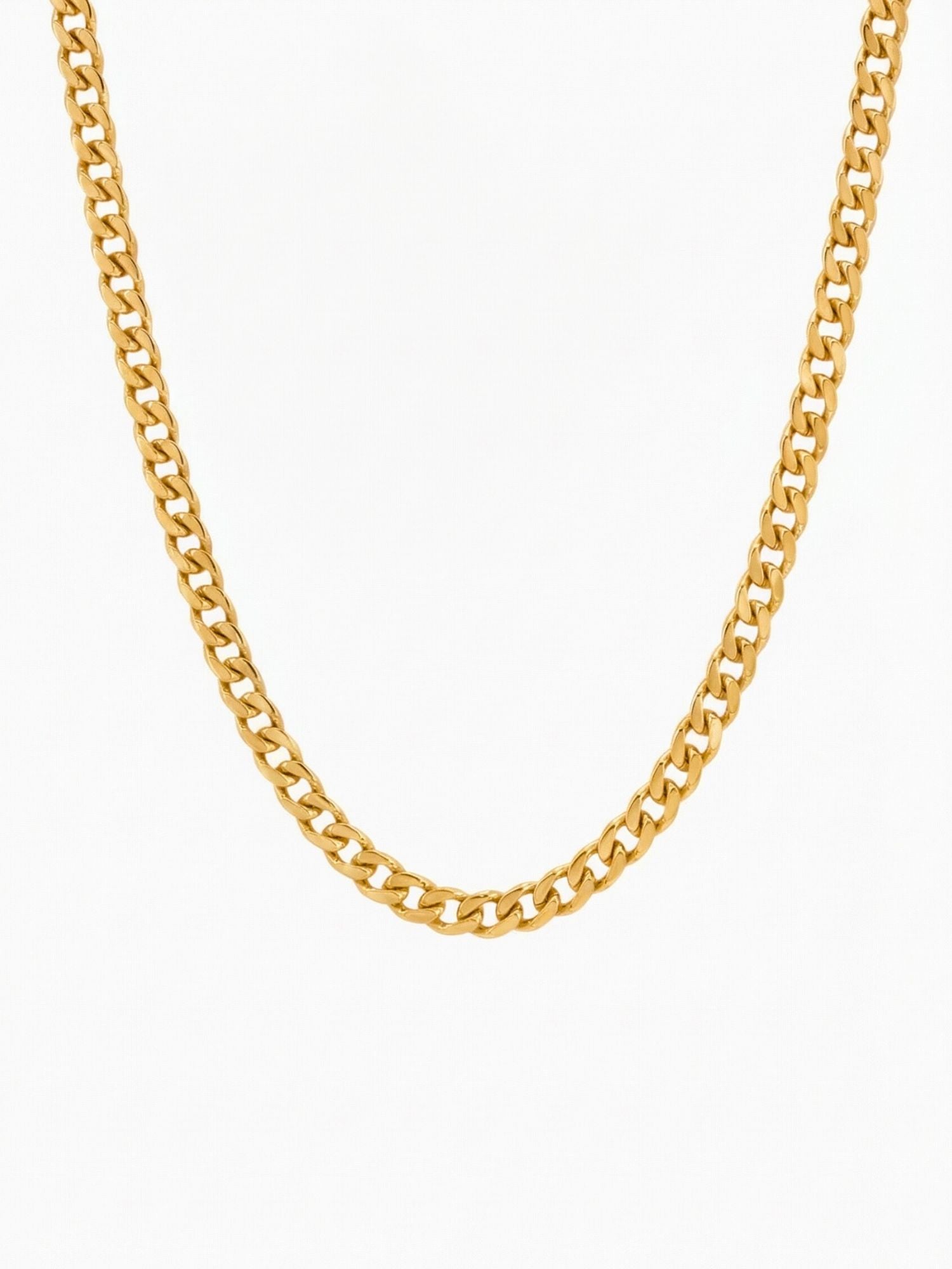 Cuban ketting 18k goud verguld product foto