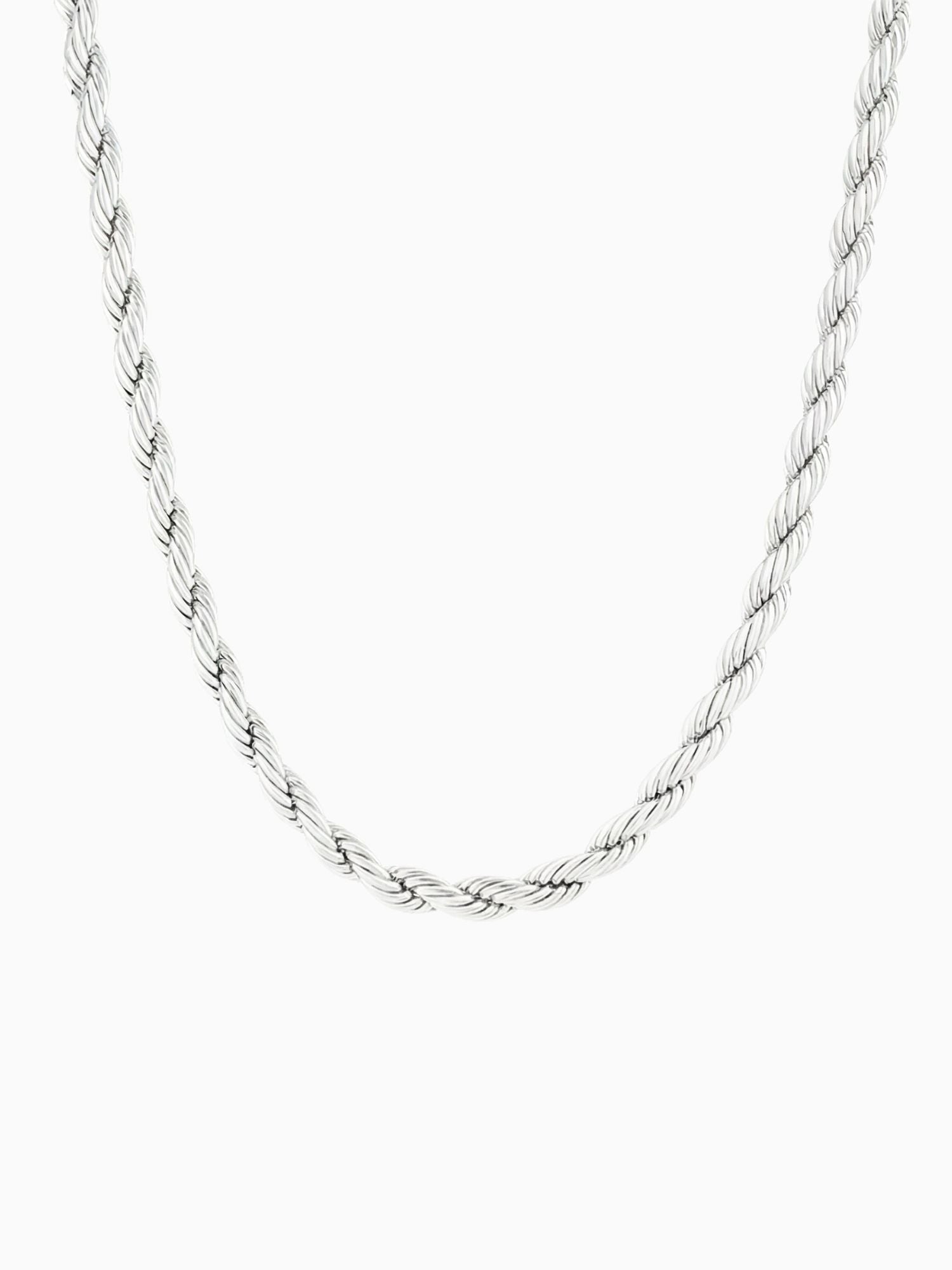 Rope Ketting 925 Sterling Zilver 4MM