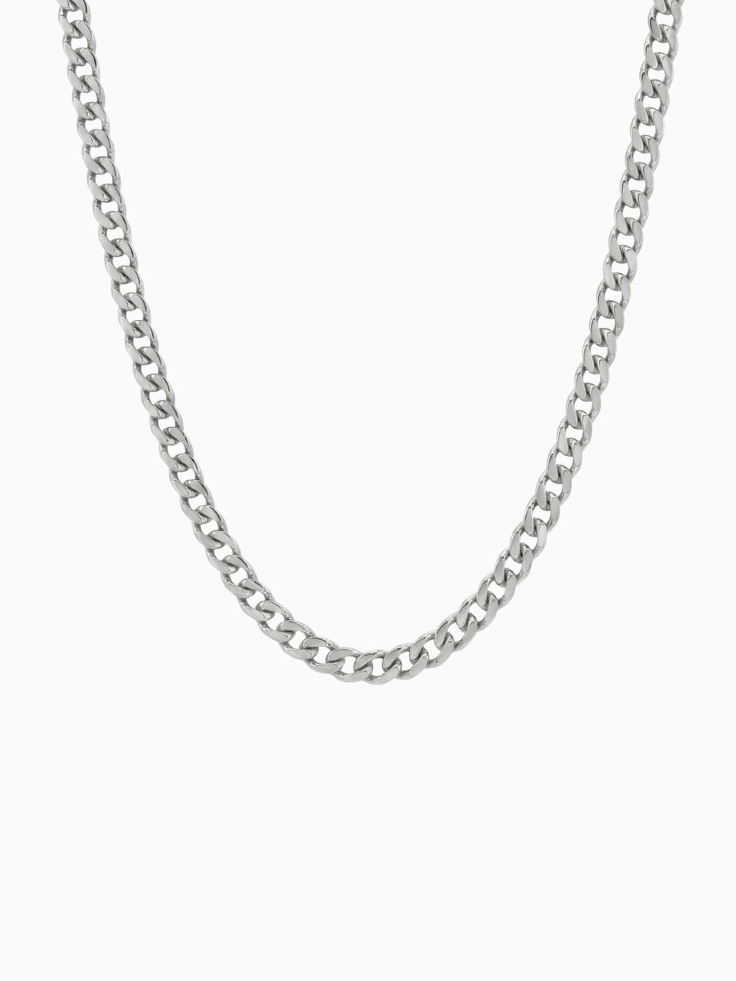 Cuban Ketting 925 Sterling Zilver 4MM van Carpe Ice met luxe afwerking en krachtige uitstraling.