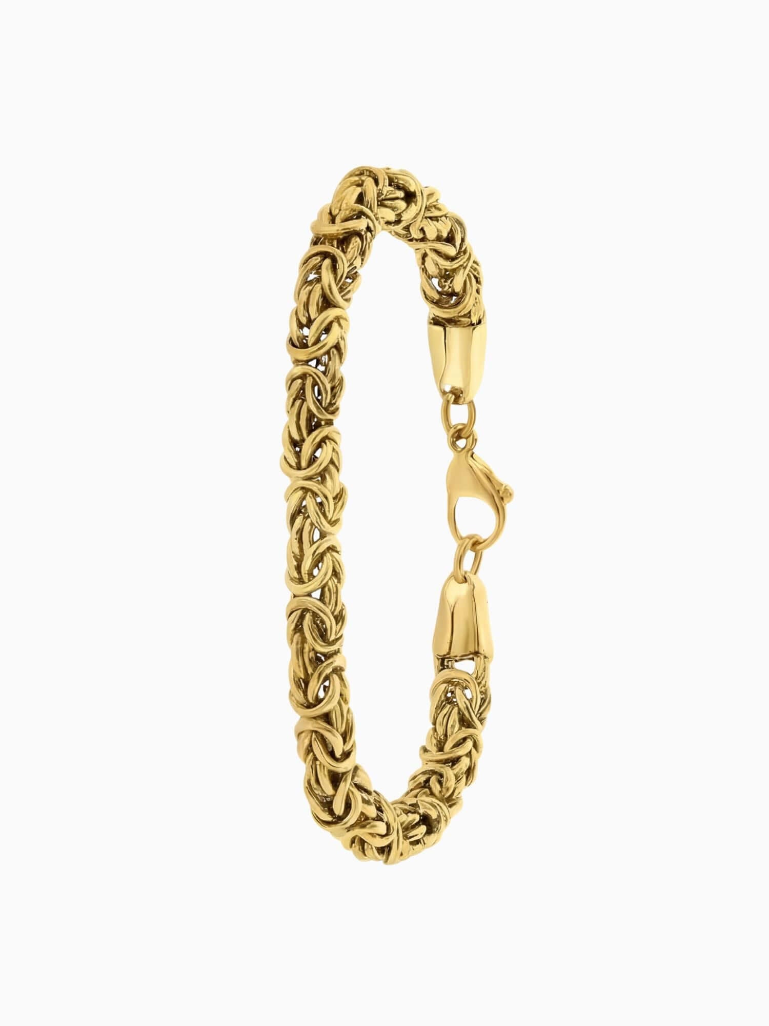 Gouden Byzantijnse Konings Armband RVS (6mm)