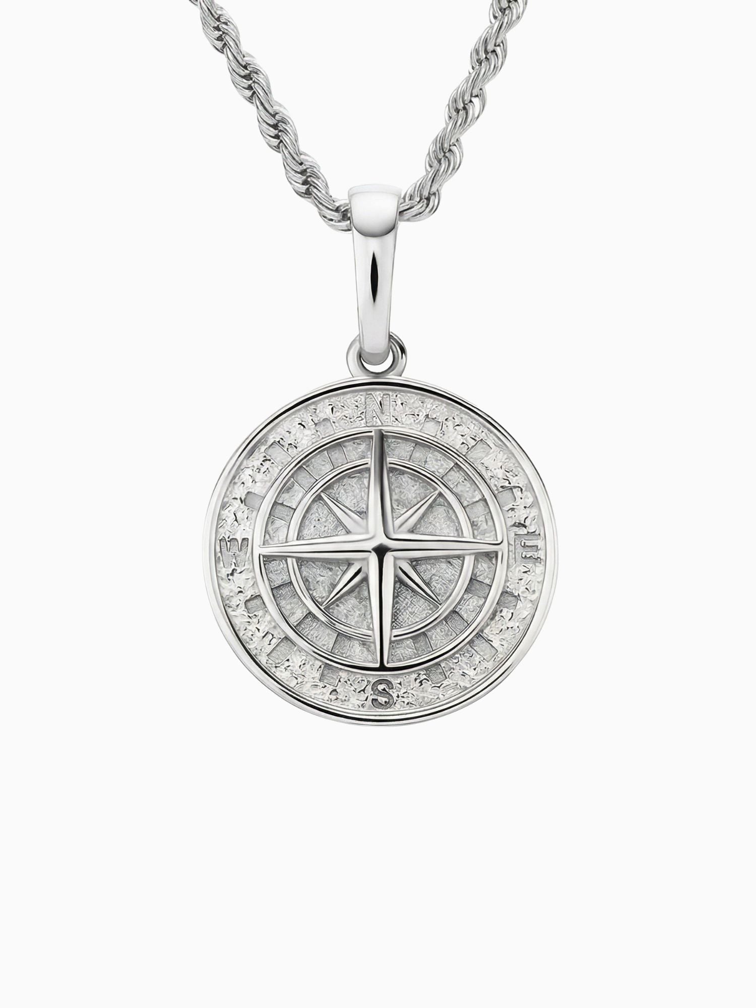 Kompas Hanger Zilver