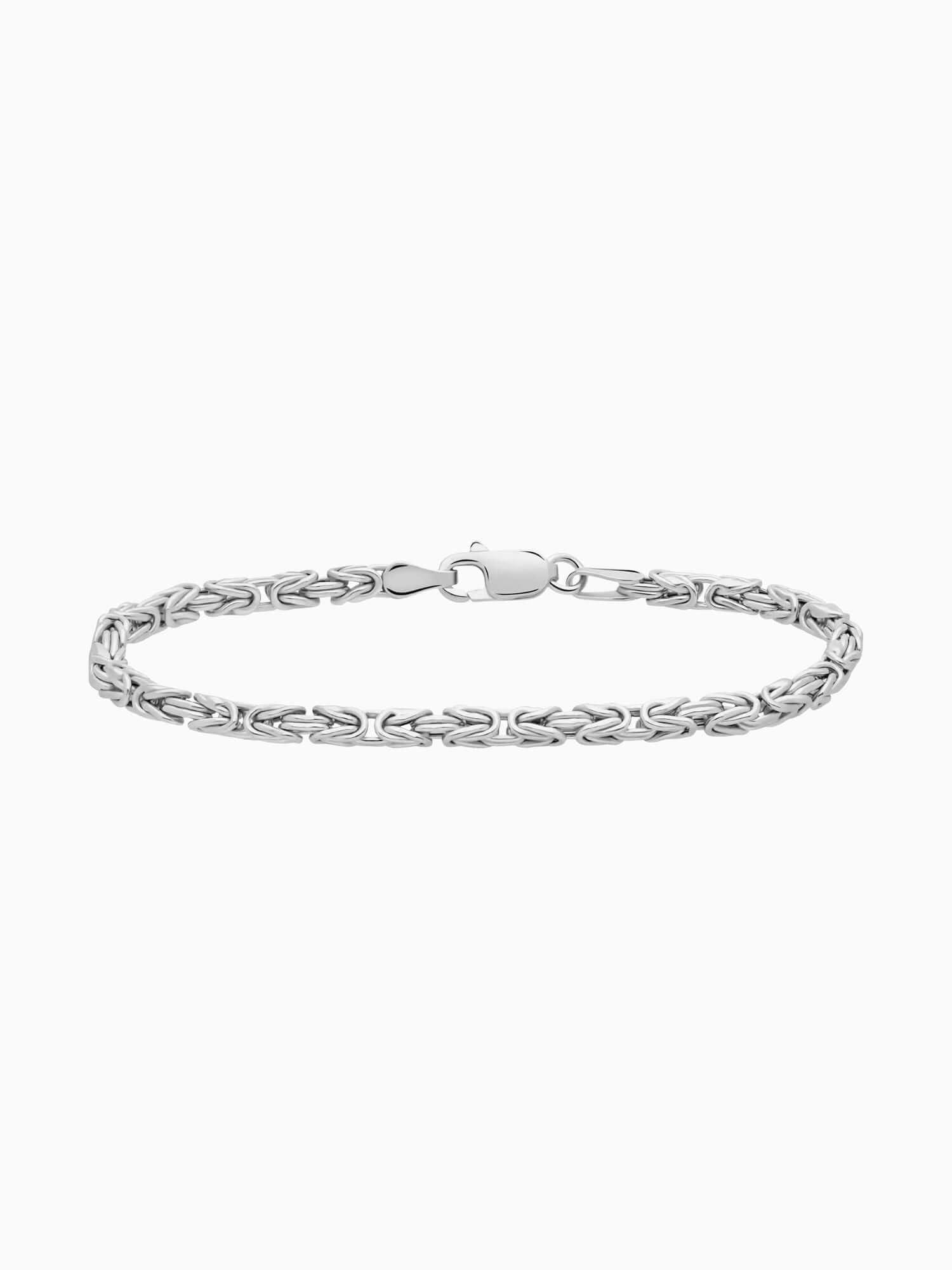 Konings Armband Zilver RVS (5mm) zilveren koningsarmband 5mm van RVS met stevige sluiting, Carpe Ice