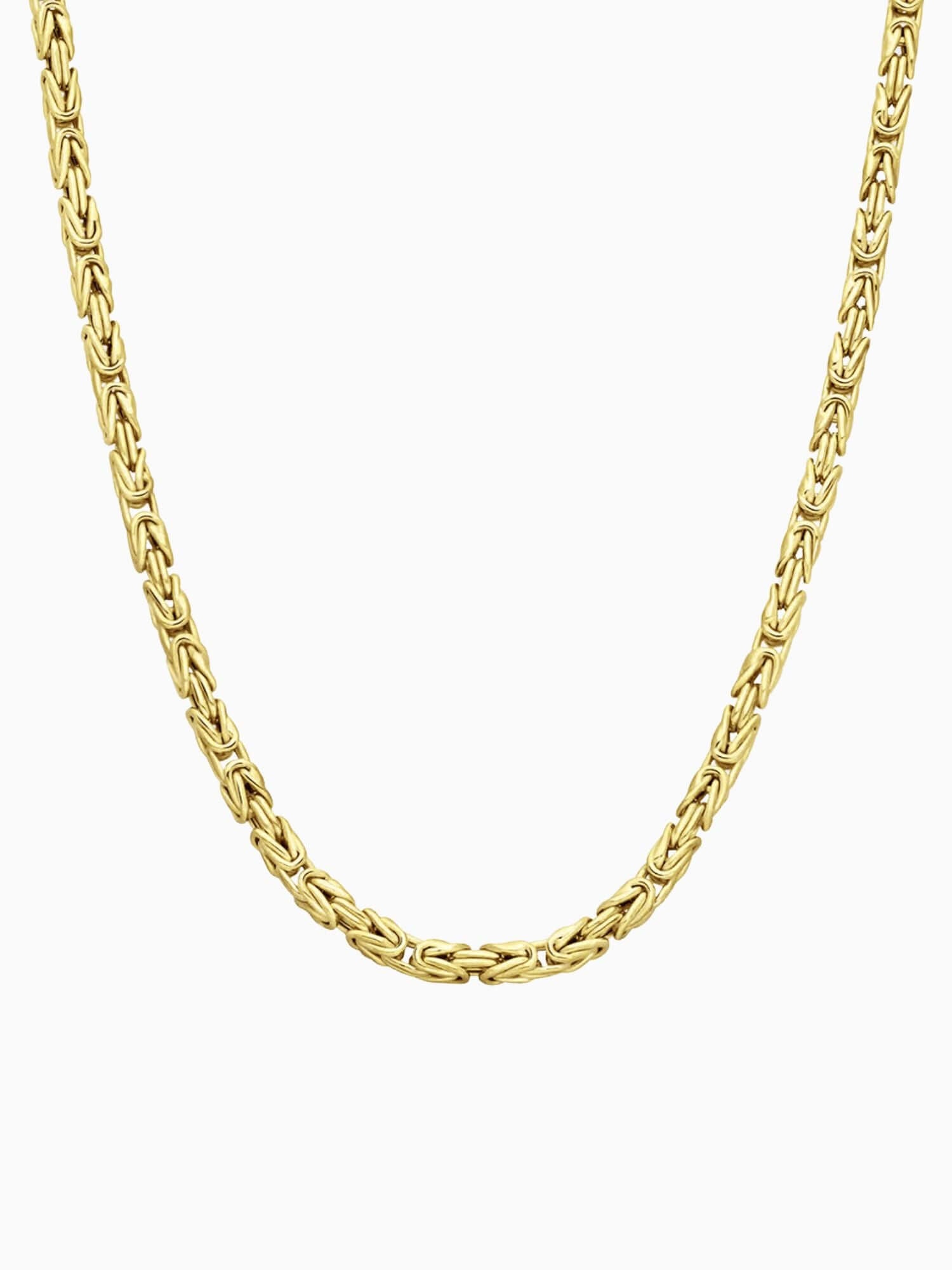 King Chain Gold Stainless Steel (5mm) gold king chain 5mm in stainless steel with luxurious gold-colored coating