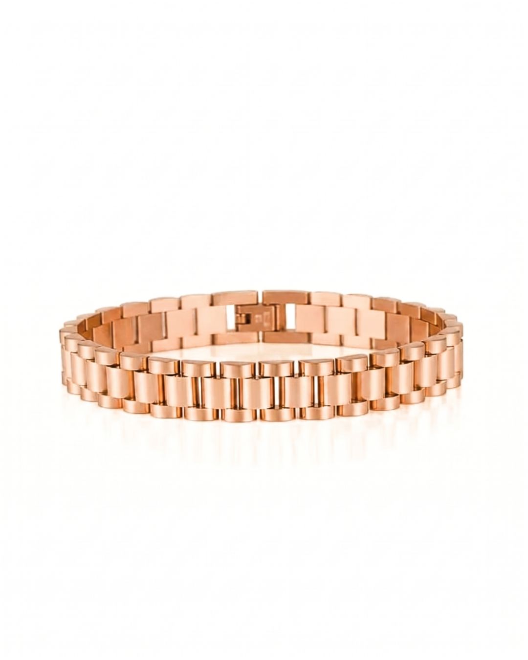 Jubilee Armband Rosé Goud RVS (10mm)