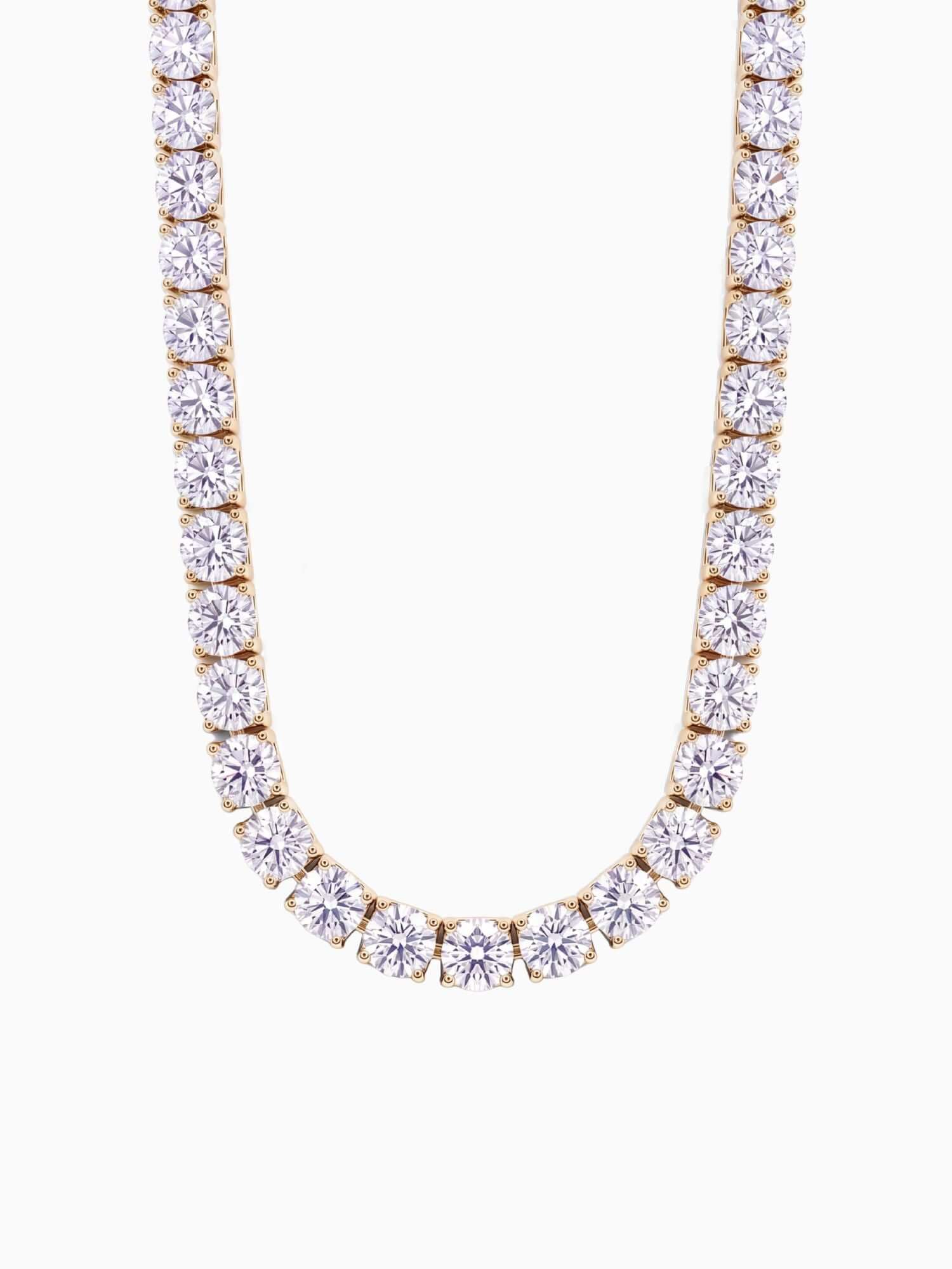 Tennis Ketting Goud (3mm & 5mm)