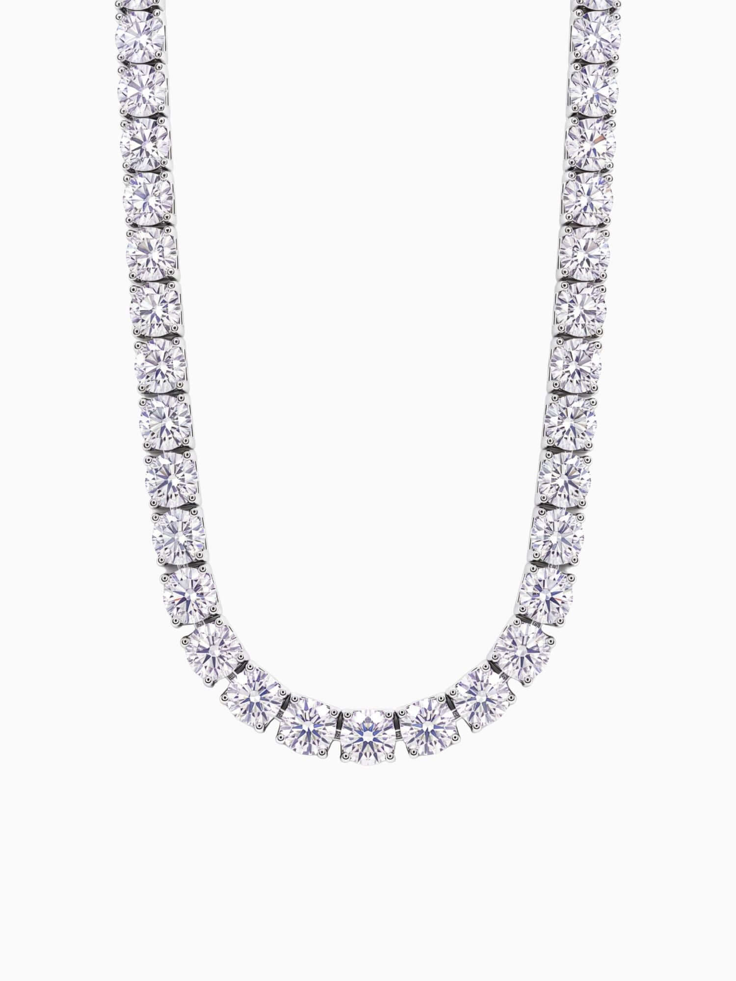 Tennis Ketting Zilver (3mm & 5mm)