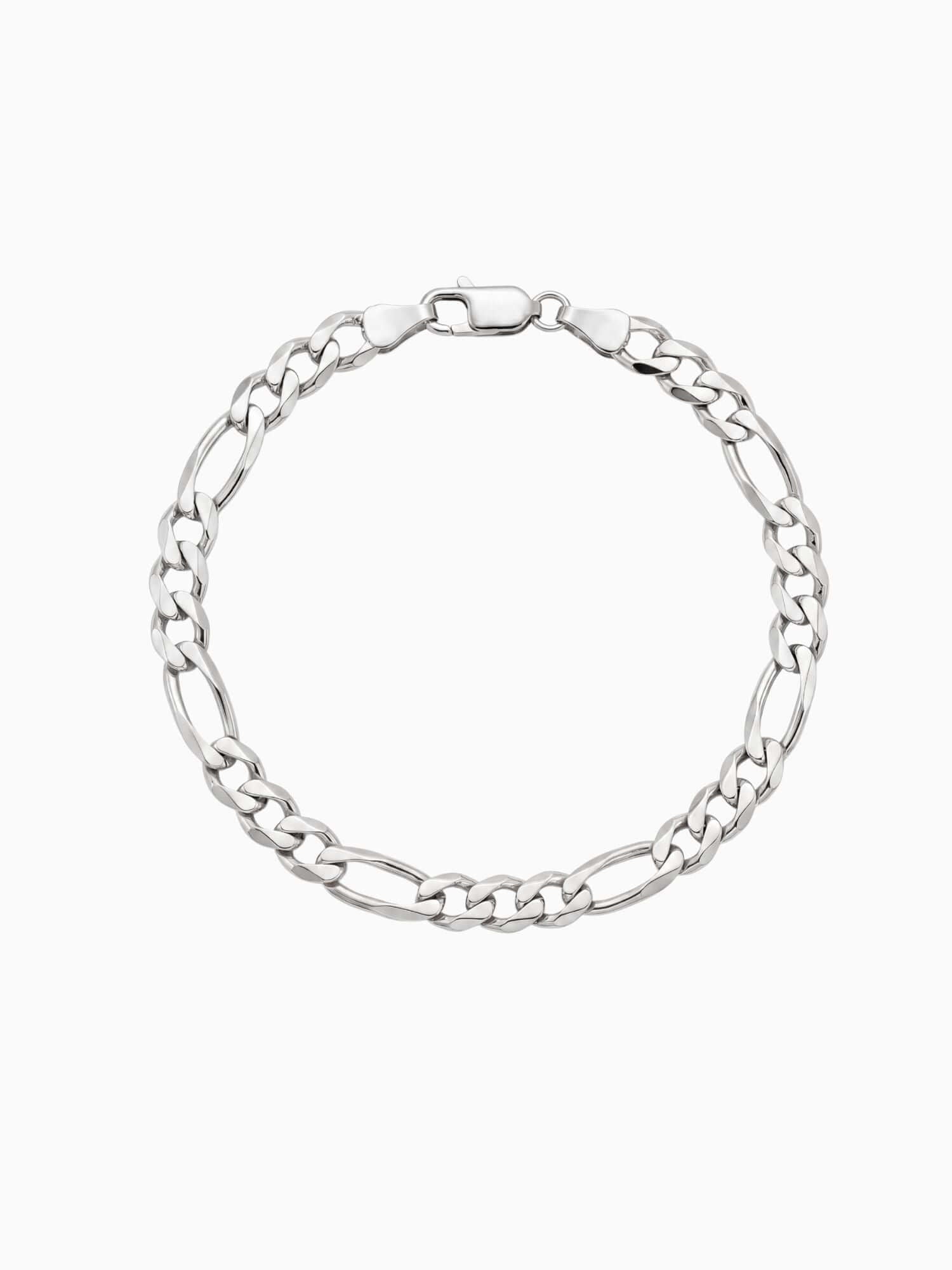 Figaro Armband Zilver RVS (3mm & 5mm)