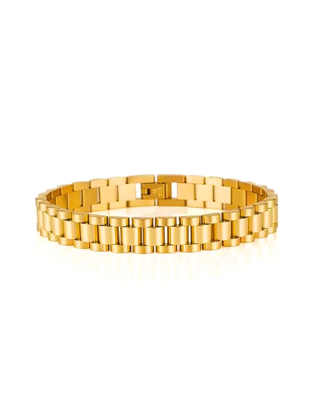 Jubilee Armband Goud RVS (10mm)