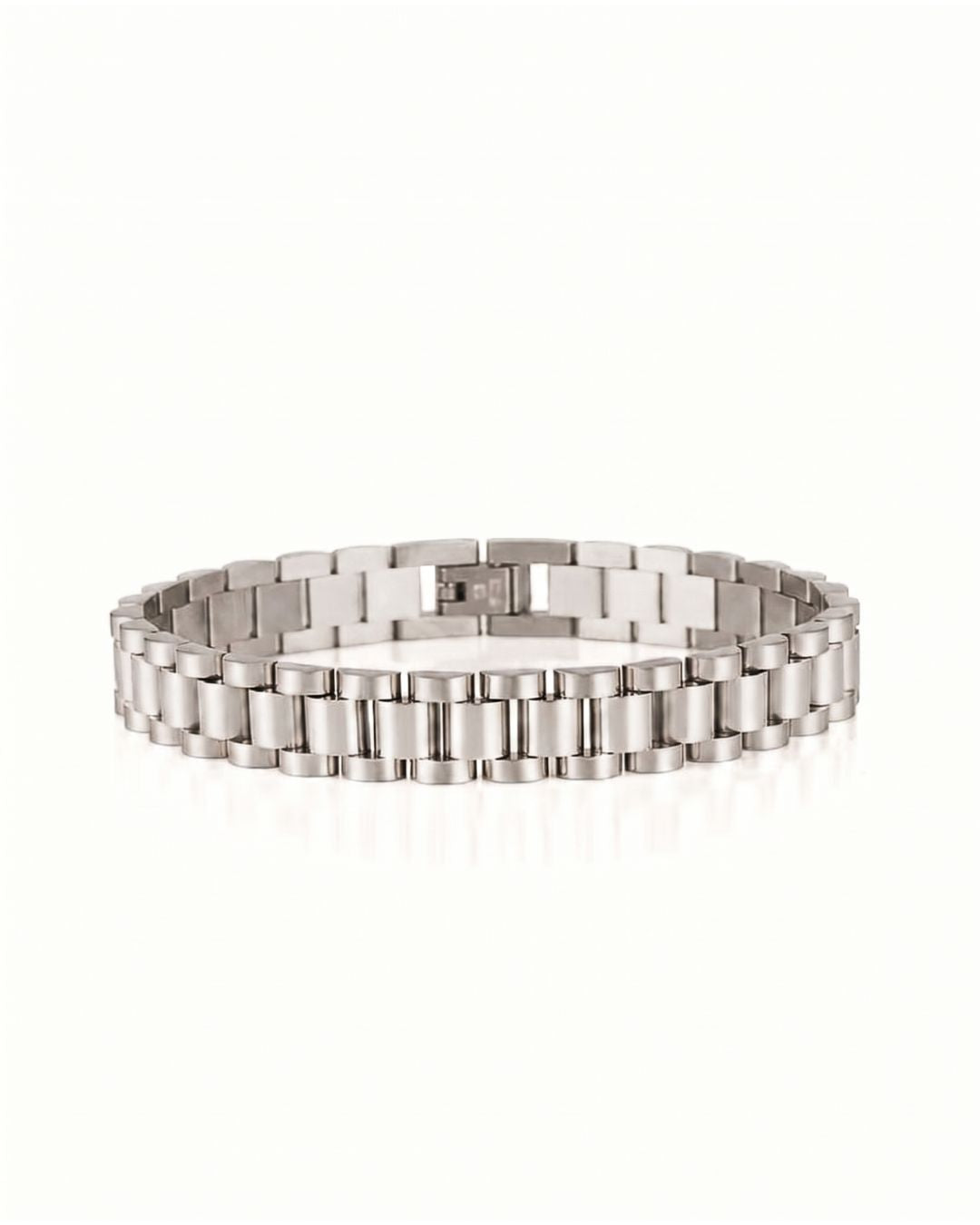 Jubilee Armband Zilver RVS (10mm)