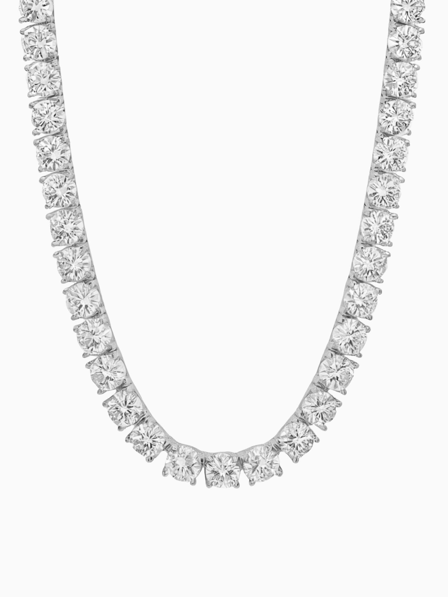 Zilveren Tennis Ketting 3MM en 5MM met luxe VVS CZ stenen en tijdloze uitstraling