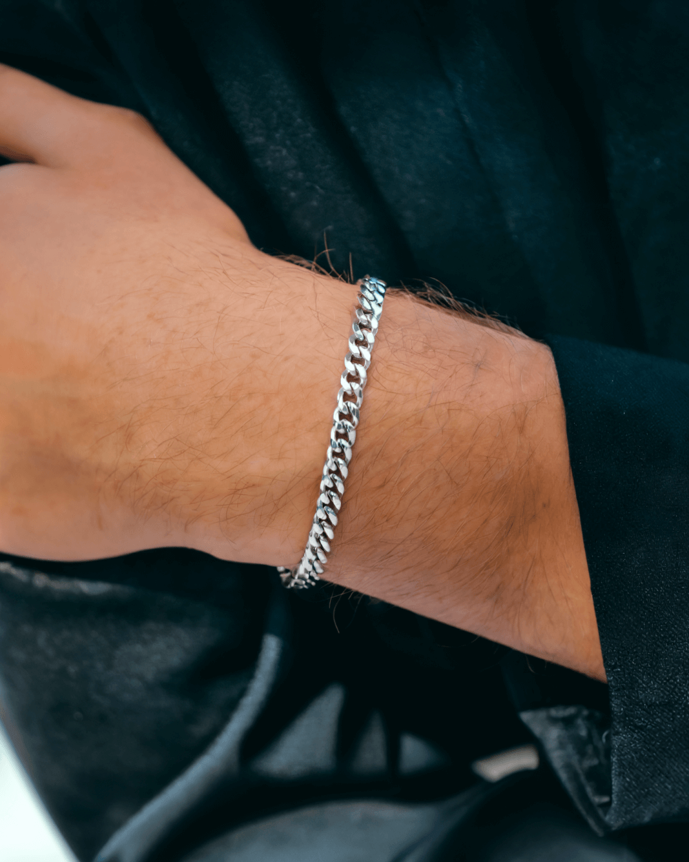 Zilveren Luxe Cuban Armband 3MM-7MM - Carpeice