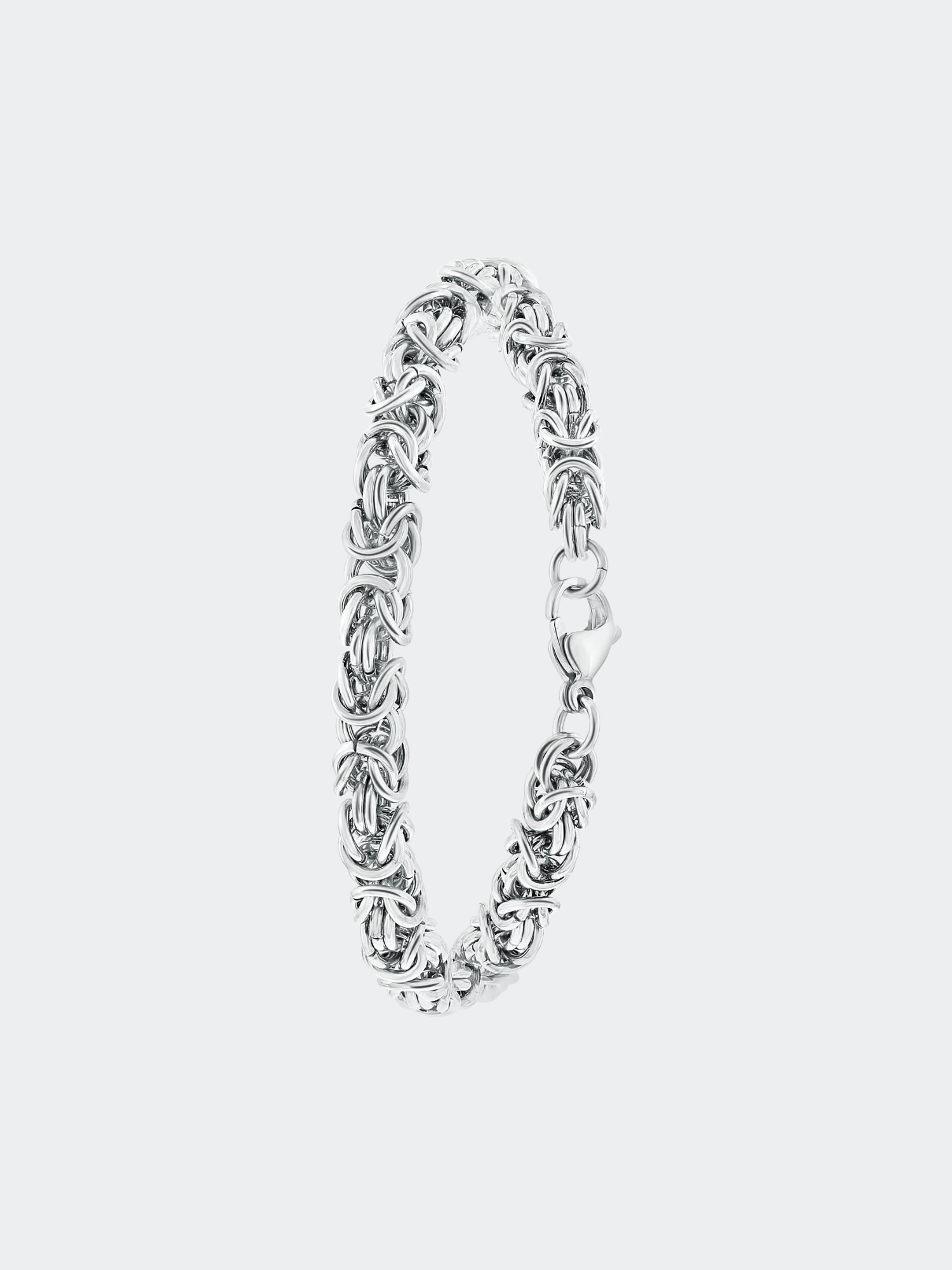 Zilveren Byzantijnse Konings armband 6MM met vlechtpatroon van Carpe Ice