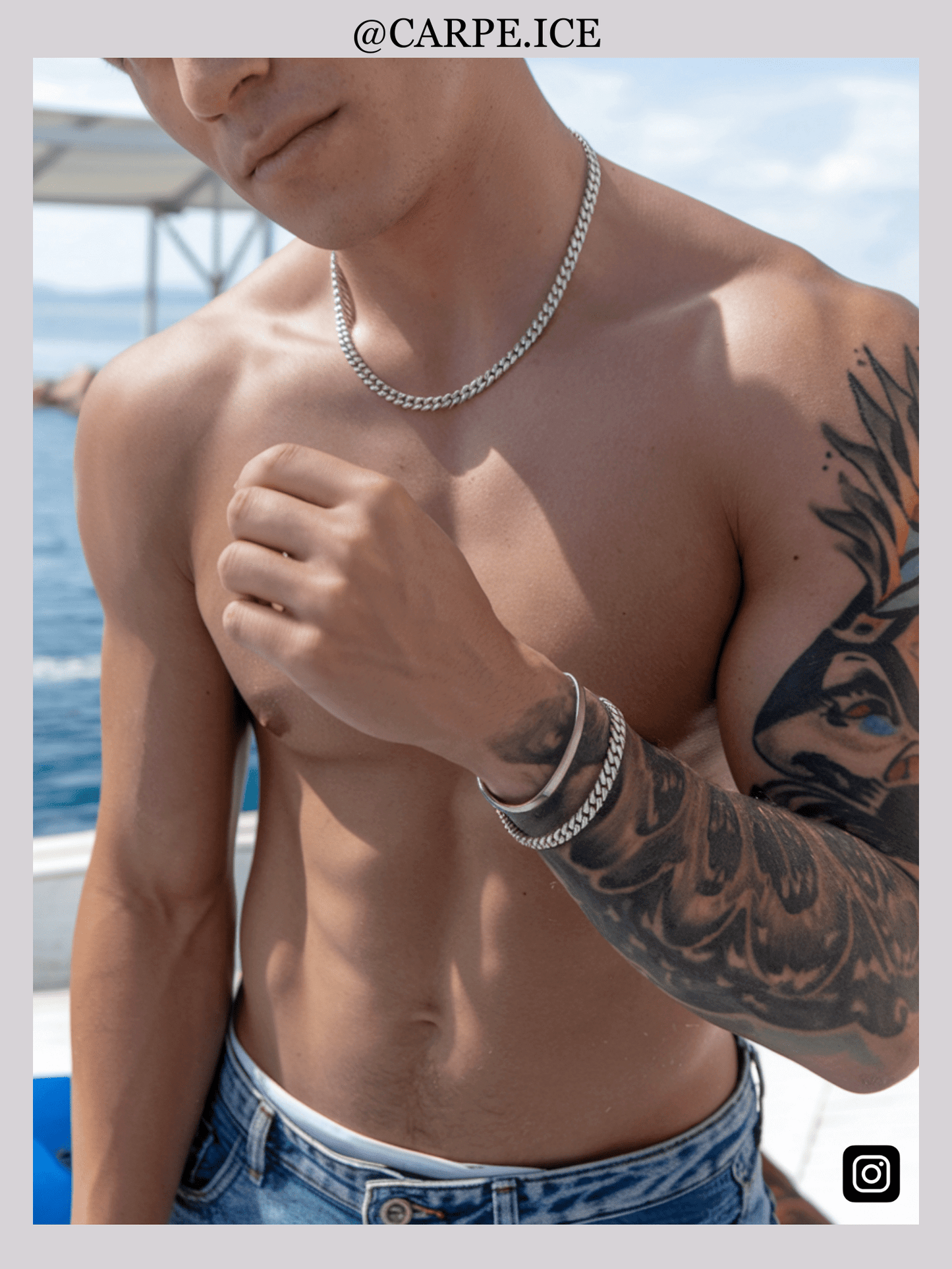 Zilveren Luxe Cuban Ketting - Carpeice