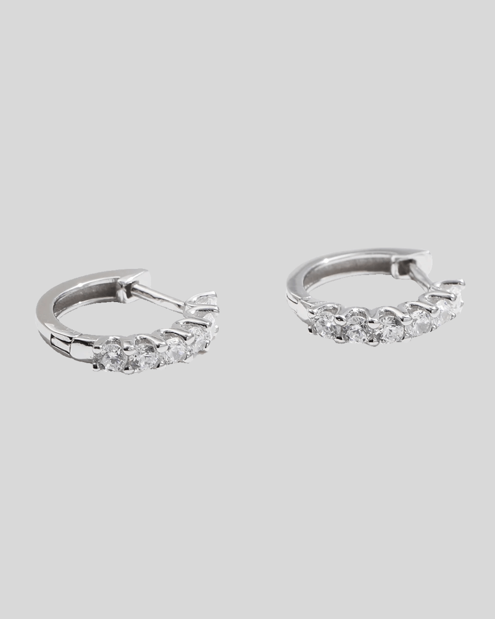 MOISSANITE HOOP DIAMOND EARRING WITGOUD - Carpeice