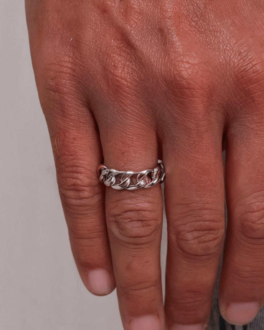 Zilveren Luxe Cuban RING 7MM - Carpeice