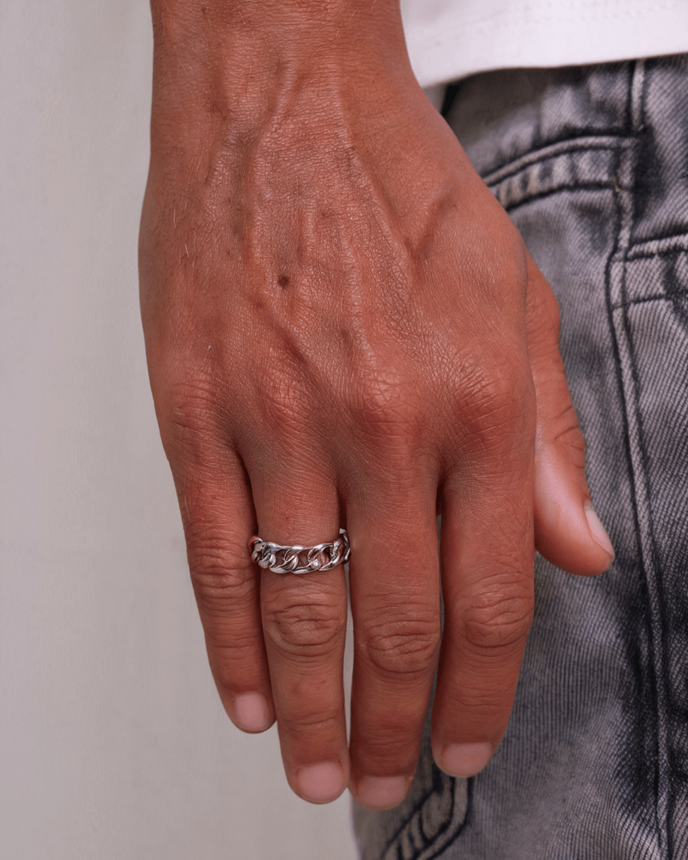 Zilveren Luxe Cuban RING 7MM - Carpeice