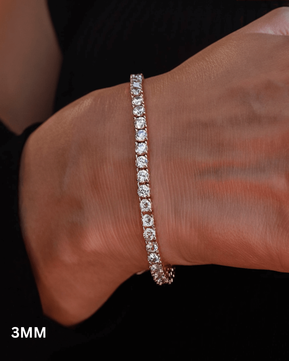 Gouden Luxe Tennis Armband 3MM en 5MM - Carpeice
