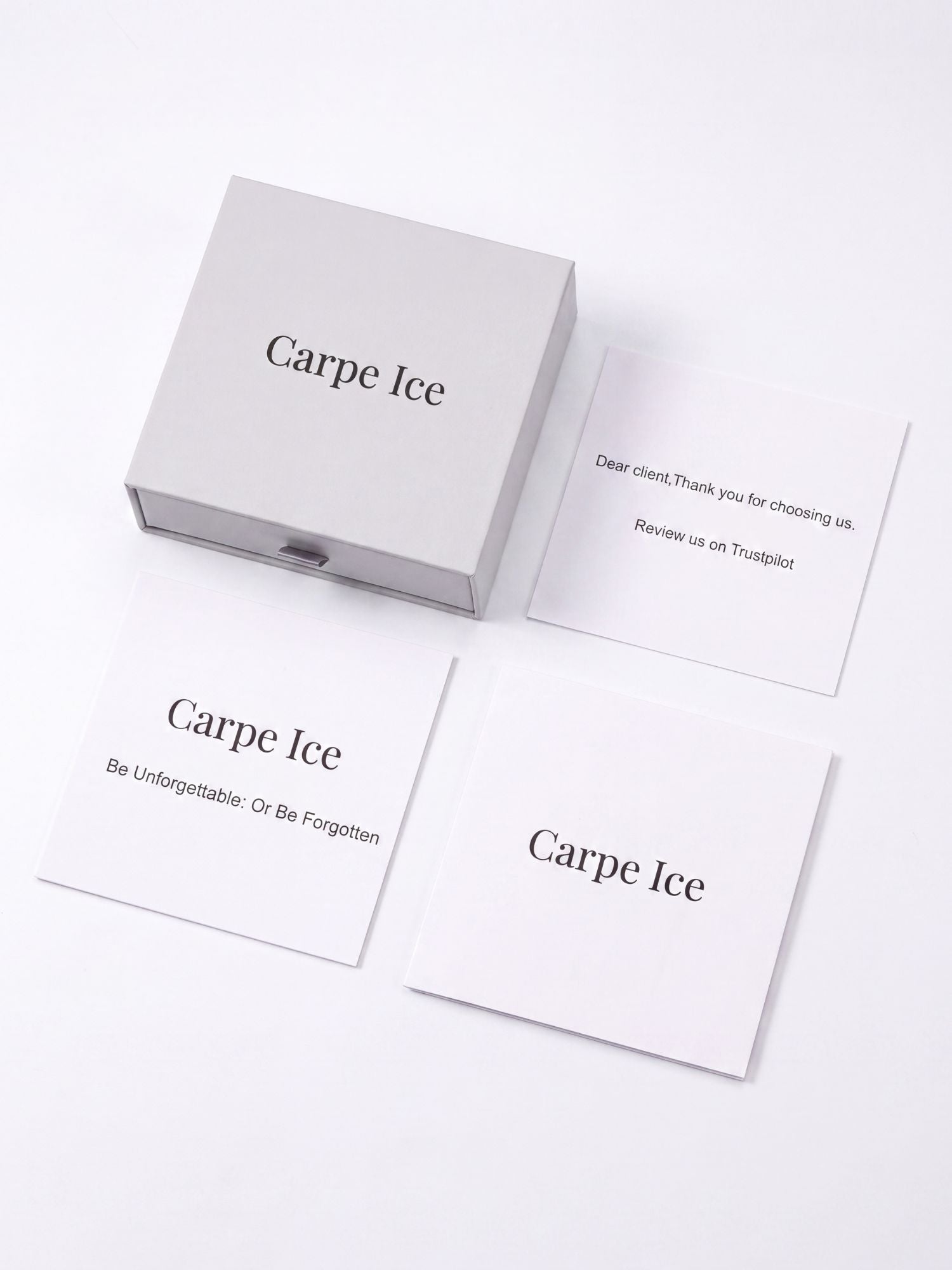 Verpakking sieraden Carpe Ice