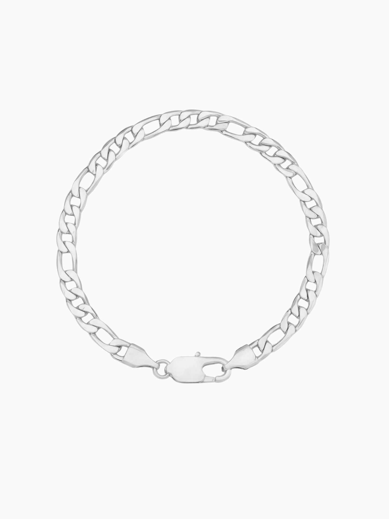 Zilveren Figaro Armband 3MM en 5MM
