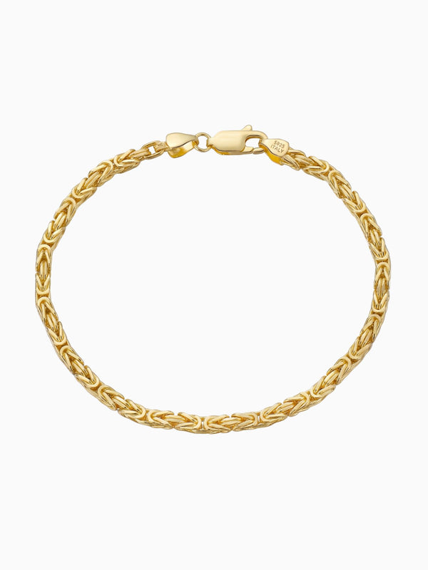 Konings Armband 18k Goud Verguld (2.5mm)
