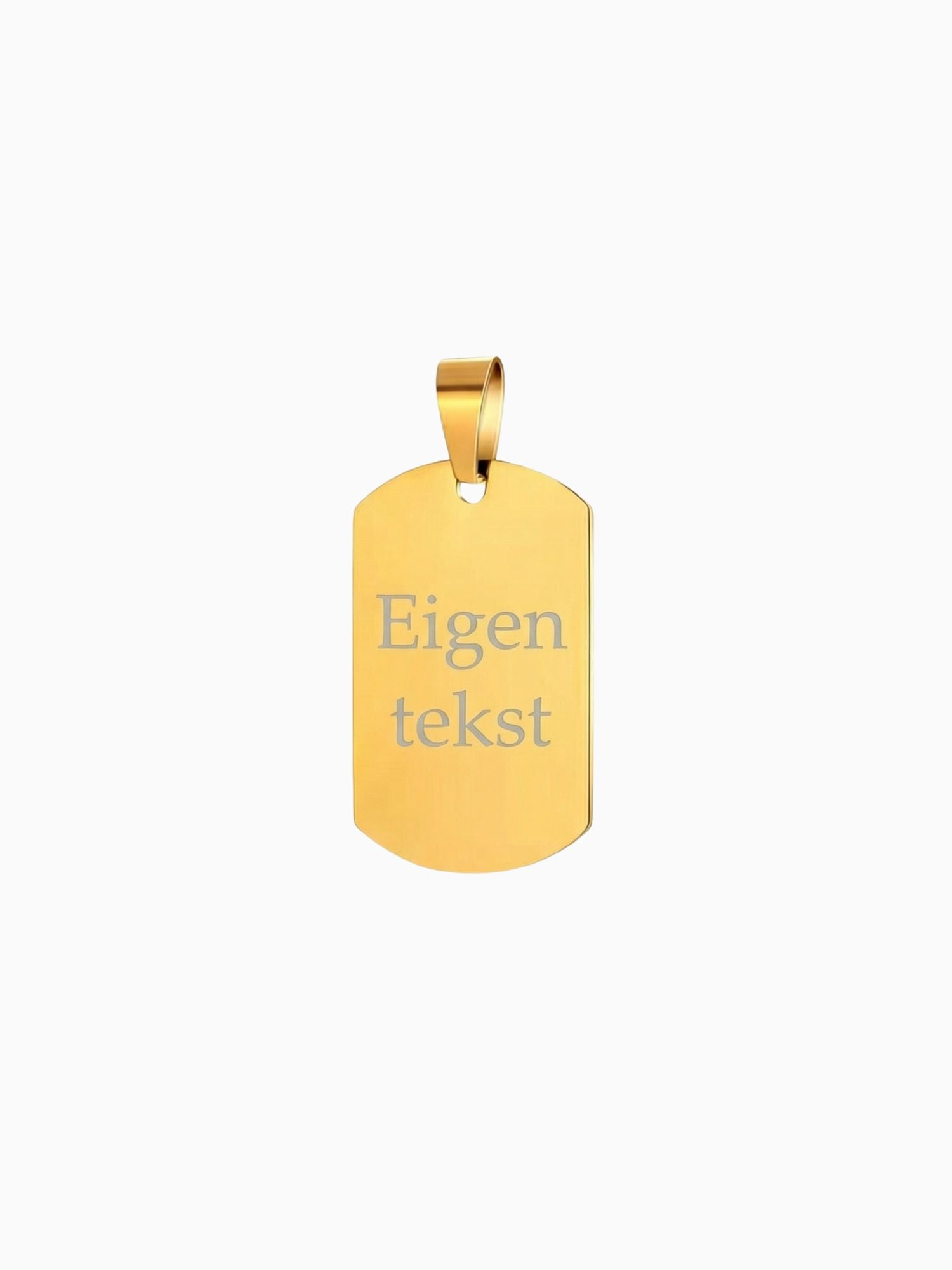 Dog Tag Hanger Goud (Graveren)