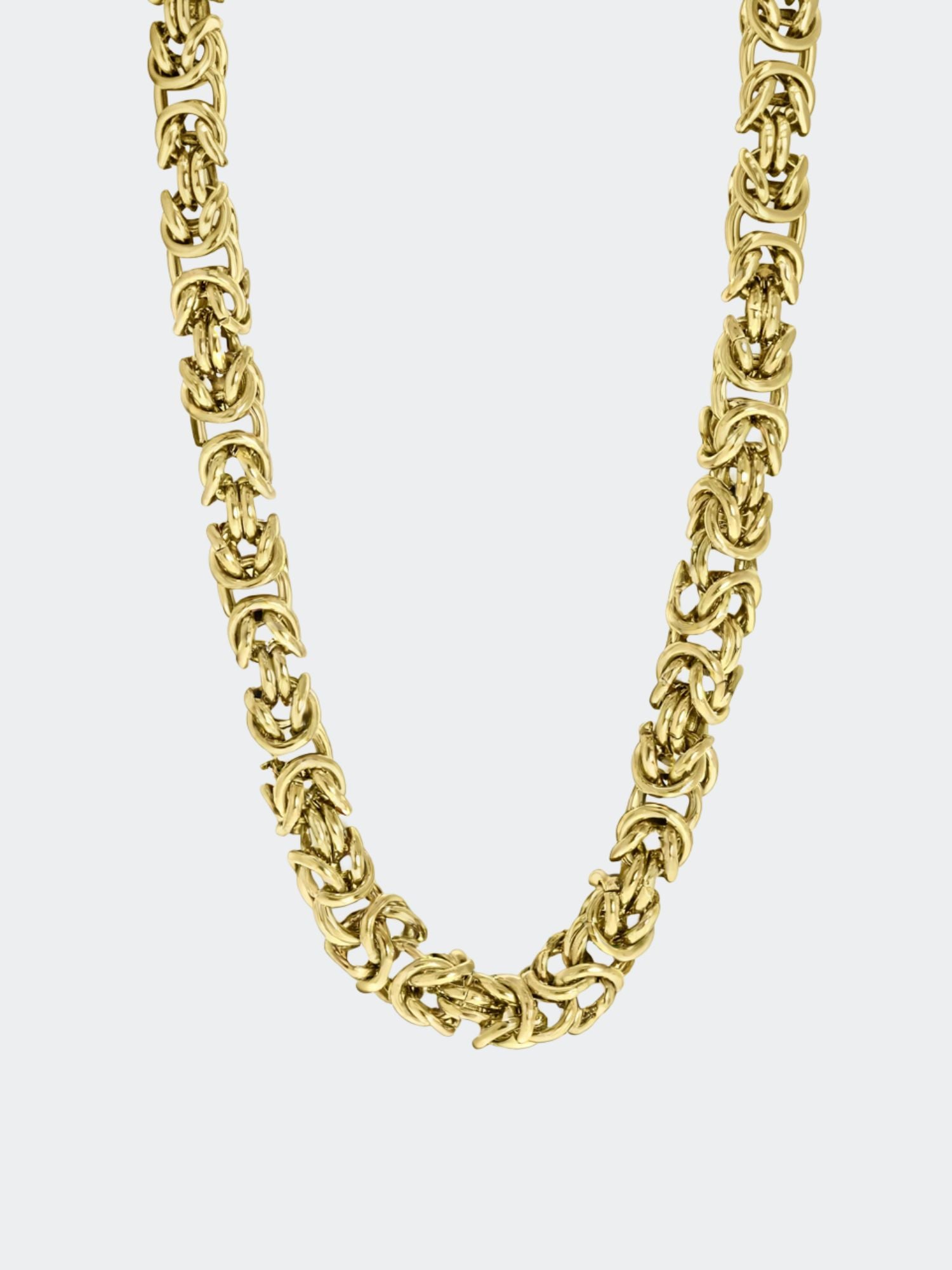 Gouden Byzantijnse Konings Ketting 6MM