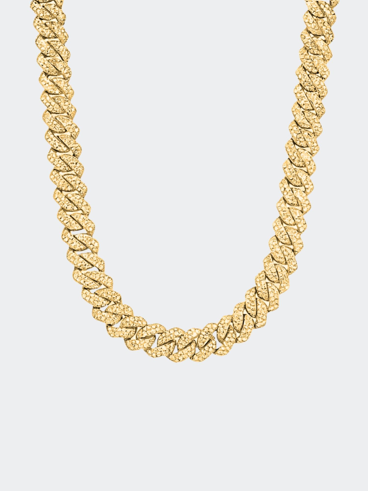 Goude ICED OUT Luxe Cuban Link Ketting 6MM-10MM
