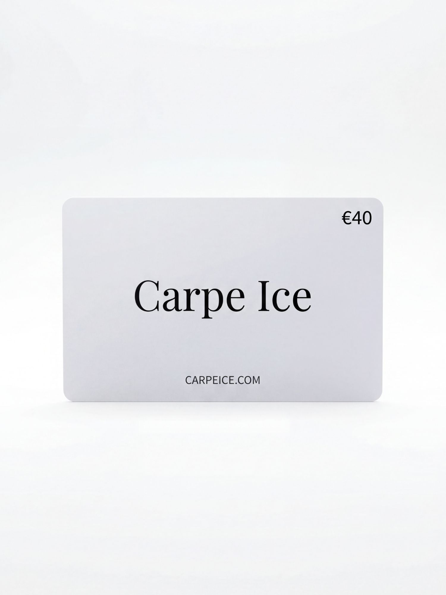 Gift Card van Carpe Ice ter waarde van €40 voor stijlvolle sieraden