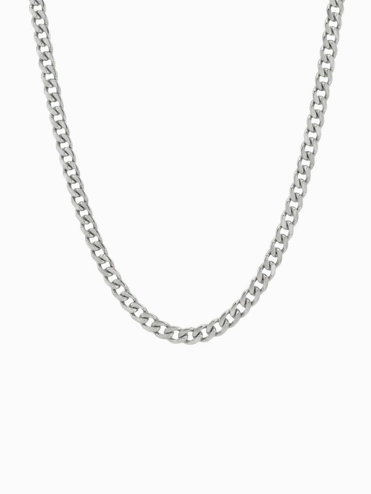 Cuban-Kette aus 925er Sterlingsilber, 4 mm, von Carpe Ice mit luxuriösem Finish und starker Ausstrahlung.