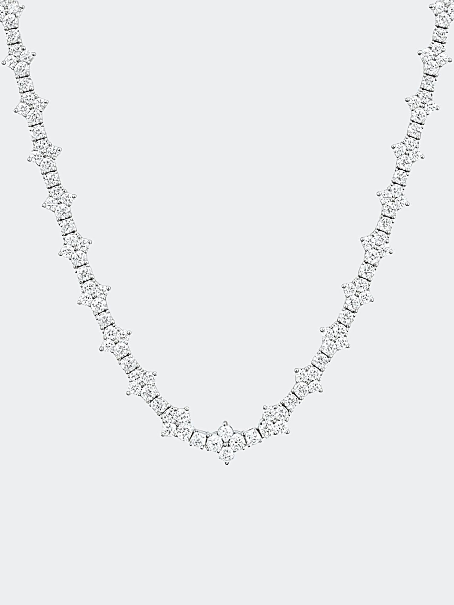 Zilveren Honeycomb ketting