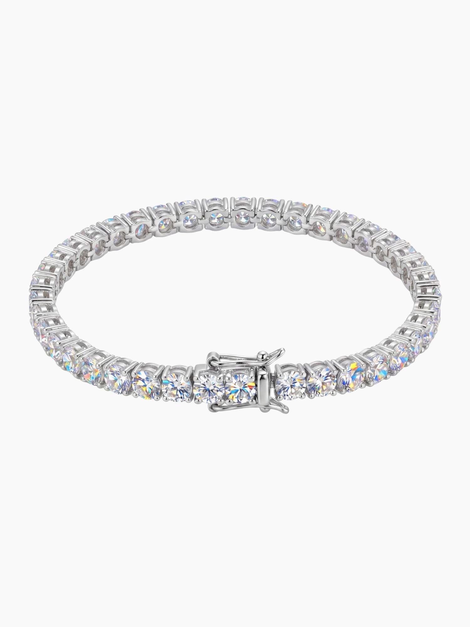 Moissanite Tennis Armband 5mm 925 Zilver product foto