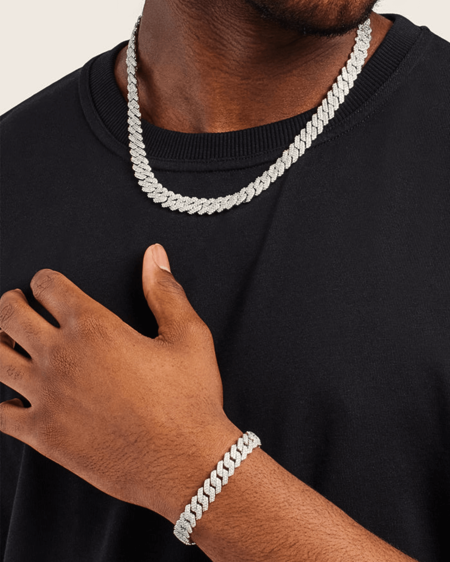 ICED OUT Luxe Cuban Armband Zilver 6MM en 8MM