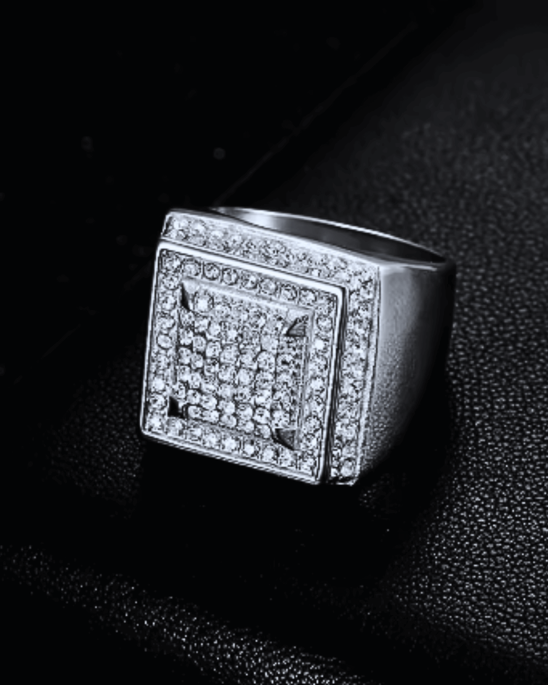 ICED OUT Ice Blox Ring