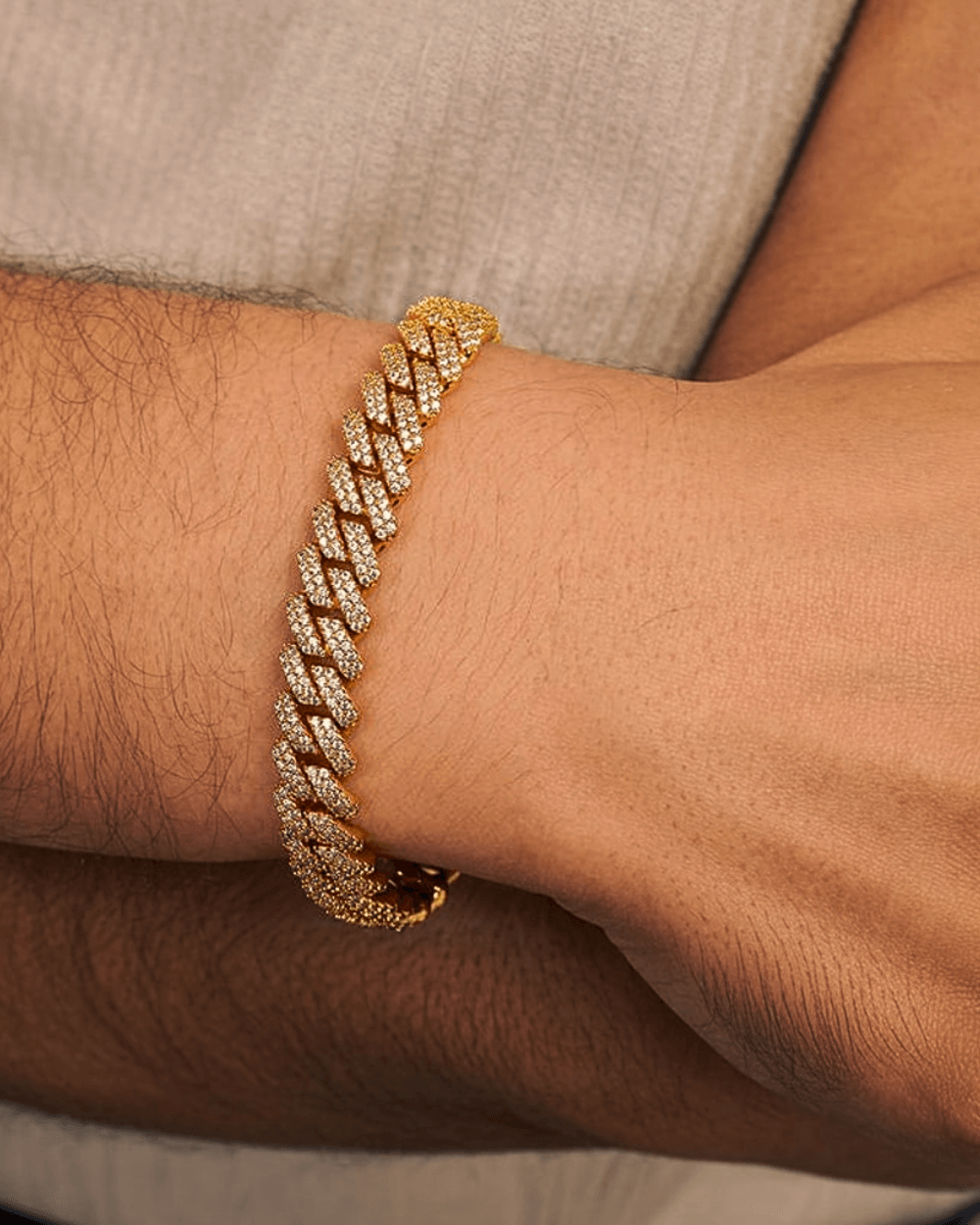 ICED OUT Luxe Cuban Armband Goud 6MM en 8MM