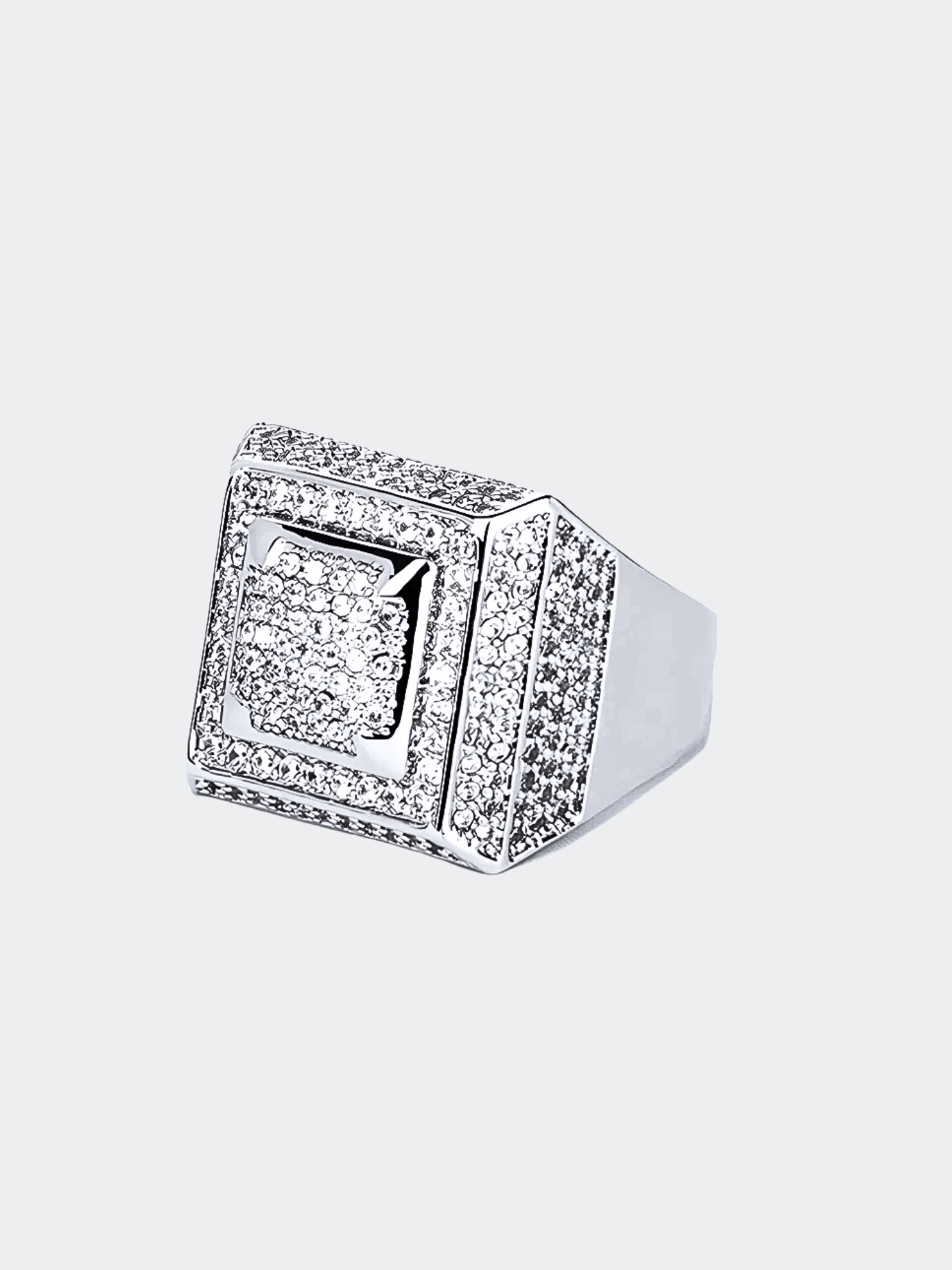ICED OUT Ice Blox Ring