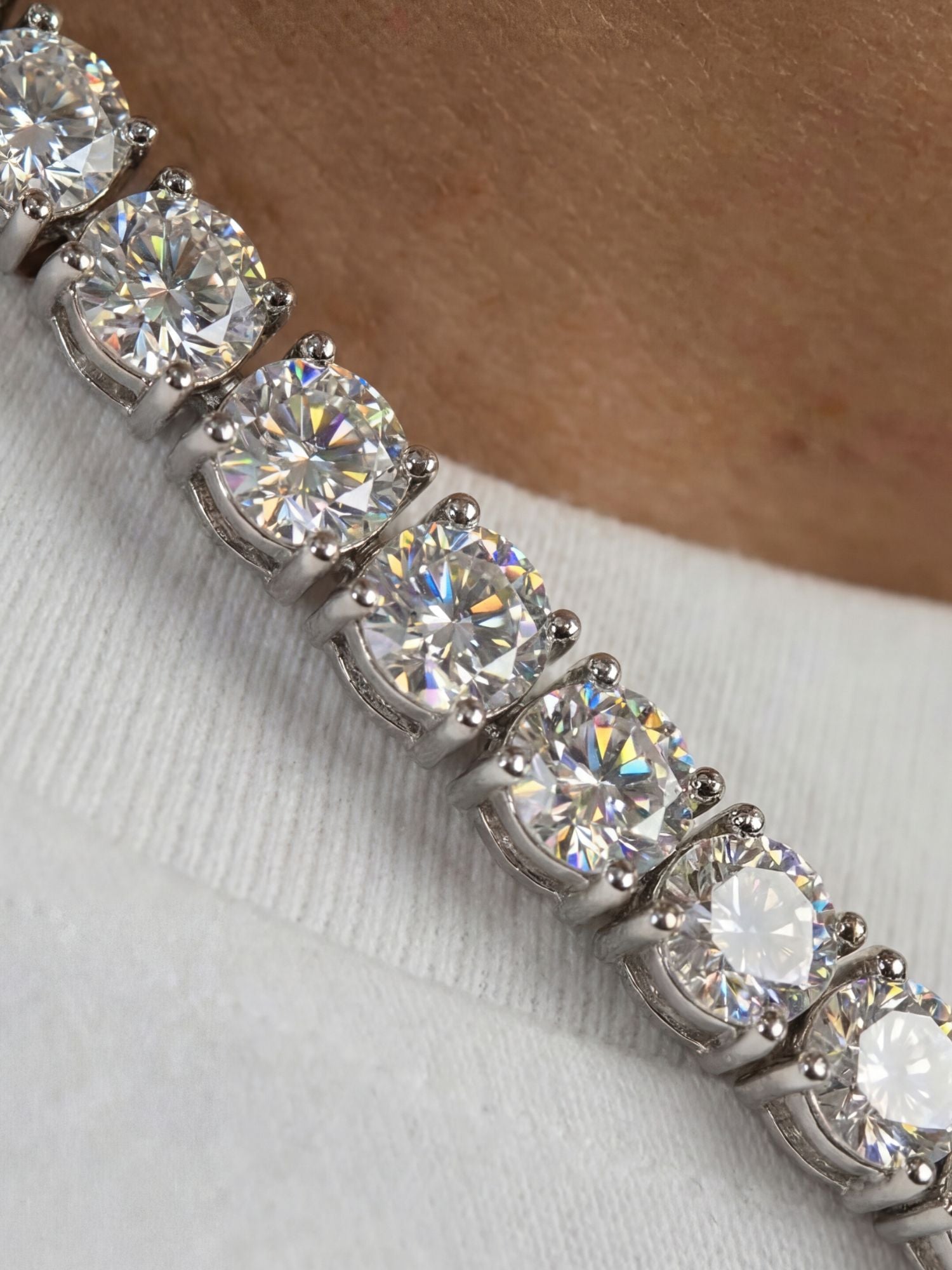 Collar Tennis de Plata 3MM y 5MM