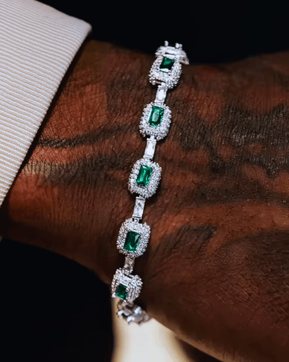 Silver Luxury Figaro Bracelet 3MM and 5MM
