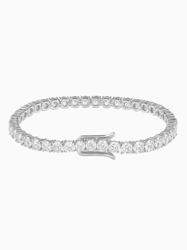 Zilveren Tennis Armband 3MM en 5MM met luxe VVS CZ stenen en tijdloos design