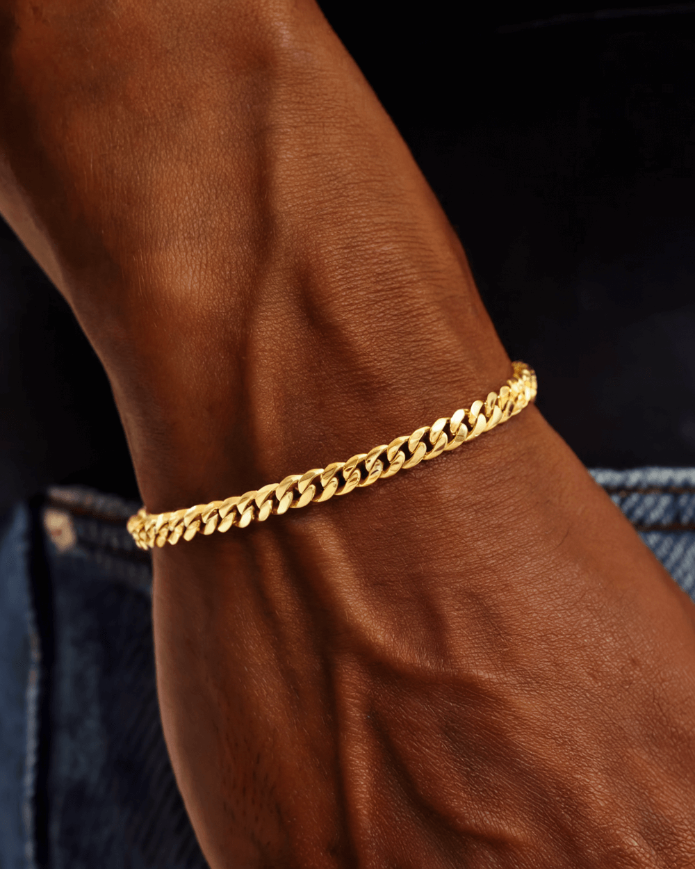Gouden Luxe Cuban Armband 3MM-7MM - Carpeice