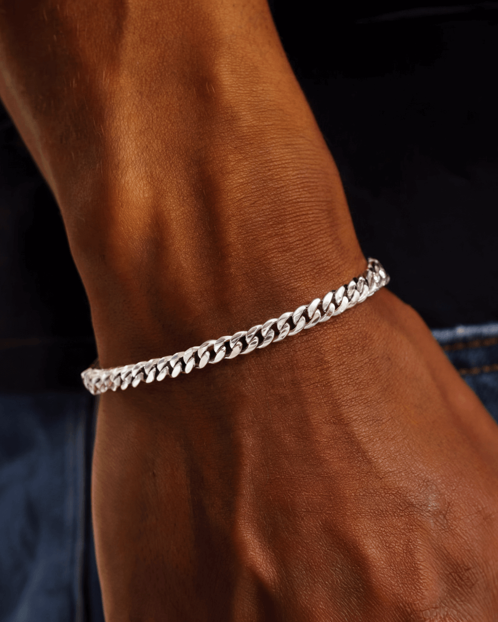 Zilveren Luxe Cuban Armband 3MM-7MM - Carpeice