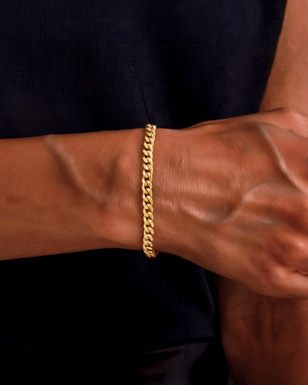 Gouden Luxe Cuban Armband 3MM-7MM - Carpeice