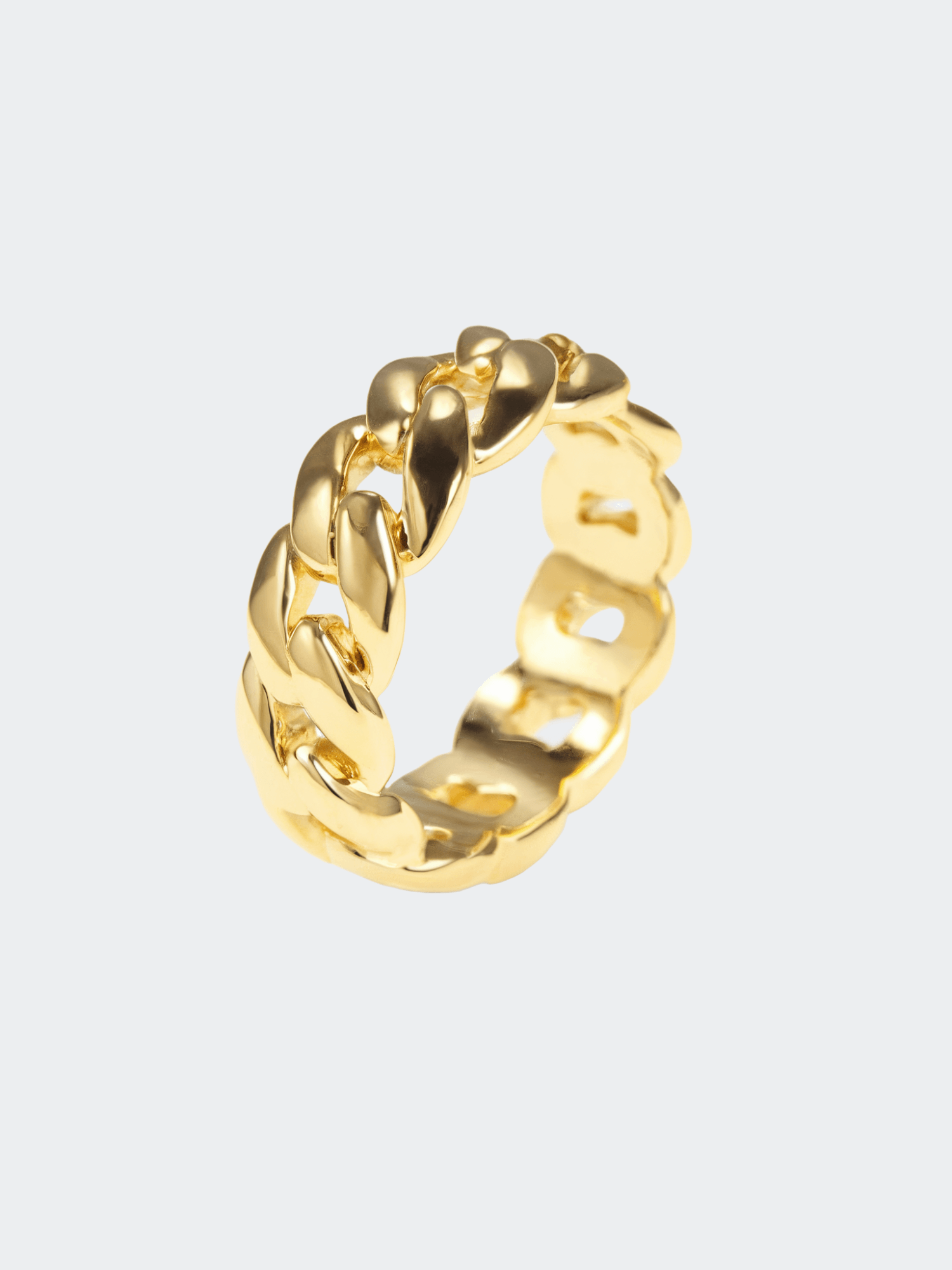 Gouden Luxe Cuban RING 7MM - Carpeice