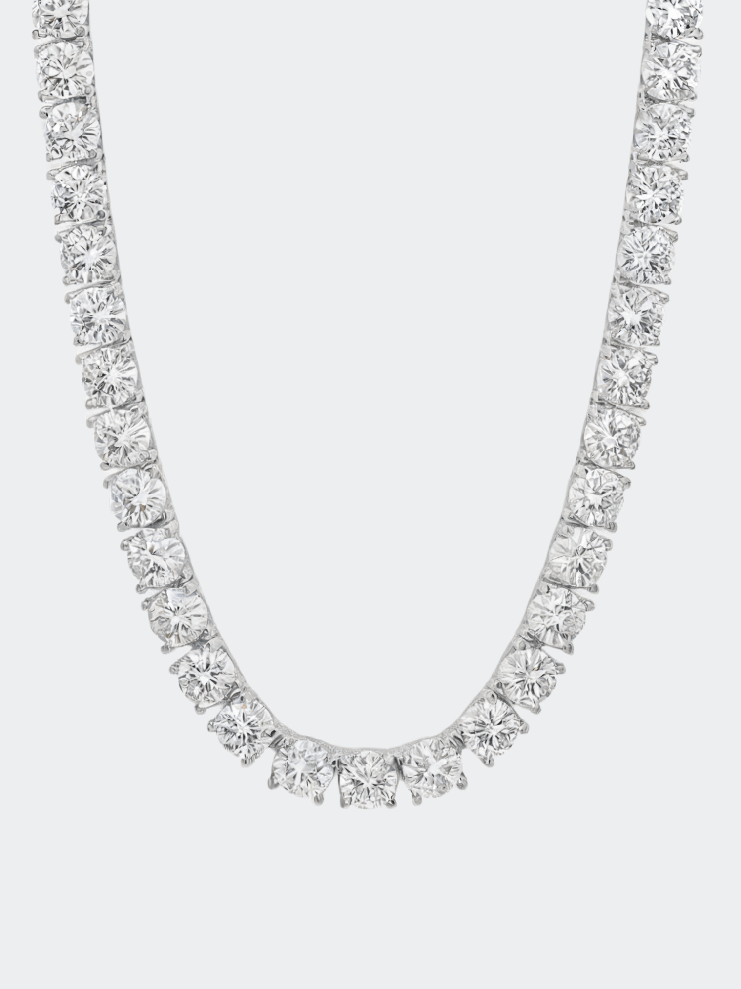 Zilveren Luxe Tennis Ketting - Carpeice