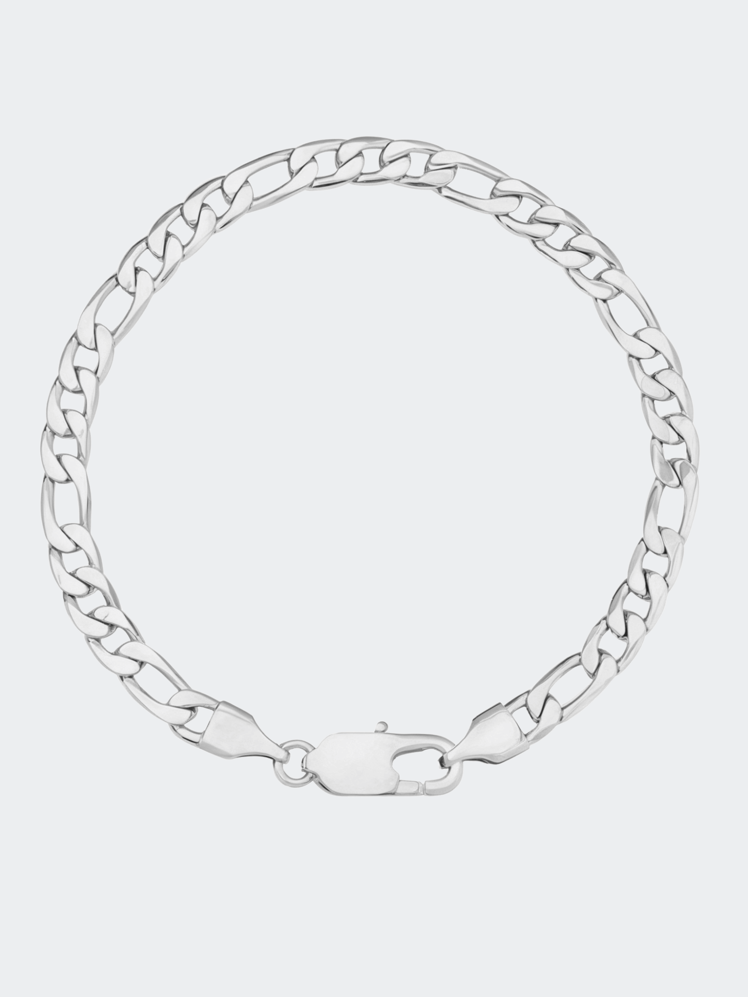 Zilveren Luxe Figaro Armband - Carpeice