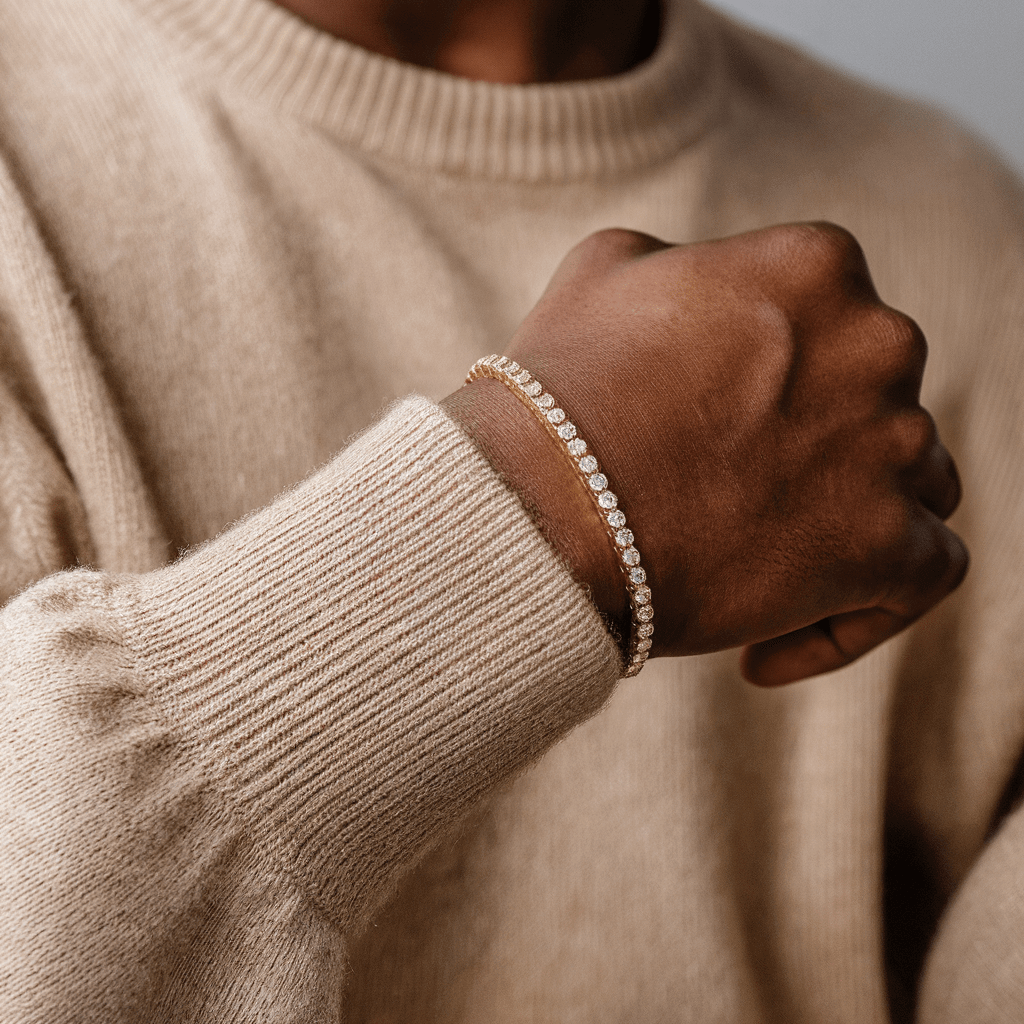 Gouden Luxe Tennis Armband - Carpeice