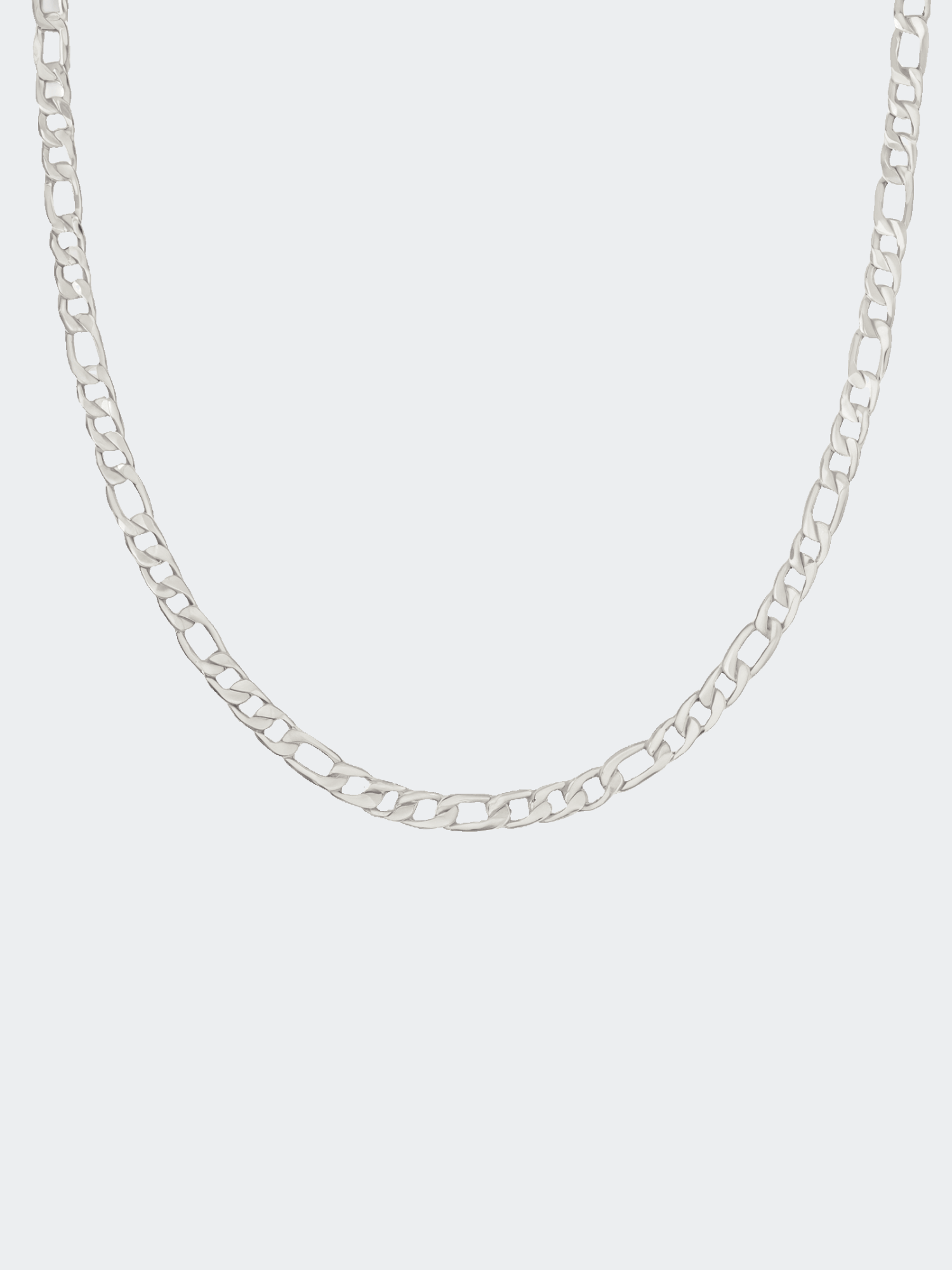 Zilveren Luxe Figaro Ketting - Carpeice