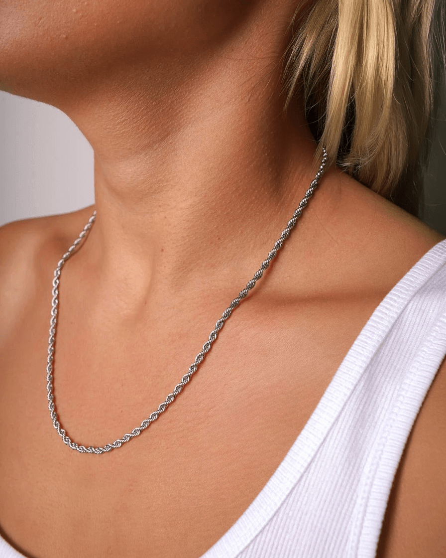 Zilveren Luxe Rope Ketting 2MM en 3MM - Carpeice