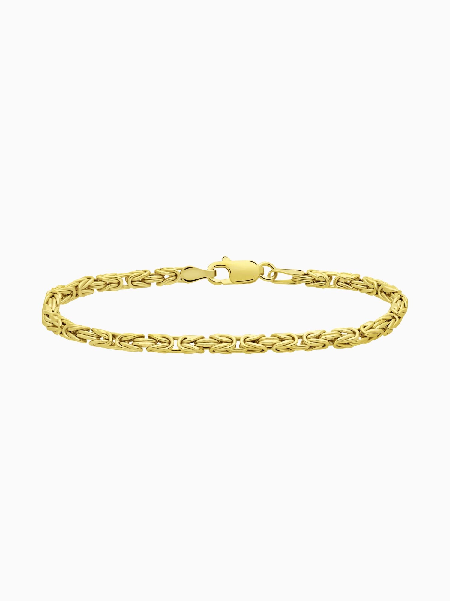 Konings schakel armband goud 5MM van Carpe Ice, elegant en duurzaam, perfect voor dagelijks gebruik.