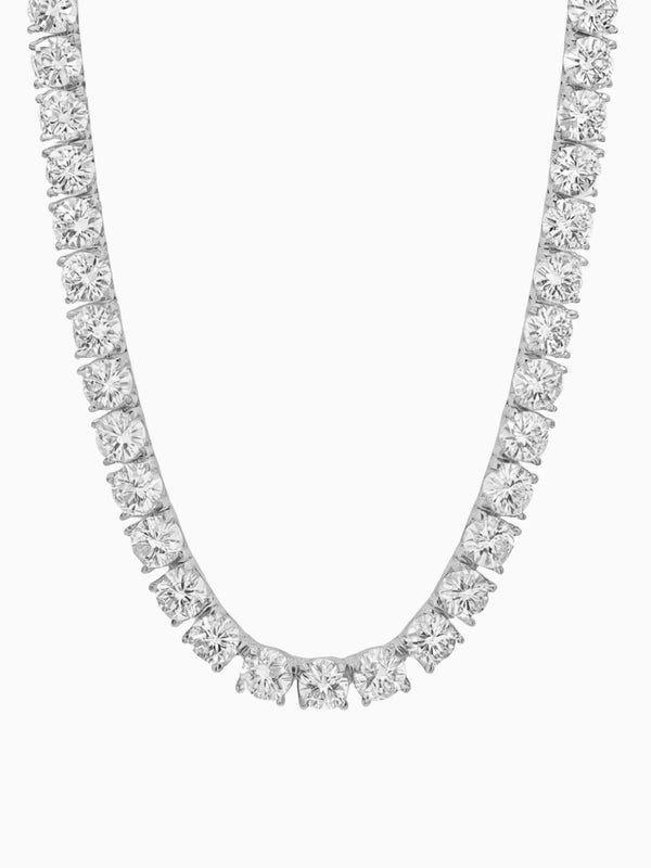 Zilveren Tennis Ketting 3MM en 5MM met luxe VVS CZ stenen en tijdloze uitstraling