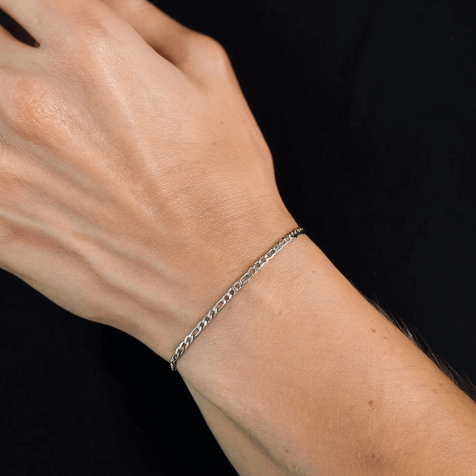 Zilveren Luxe Figaro Armband 3MM en 5MM - Carpeice